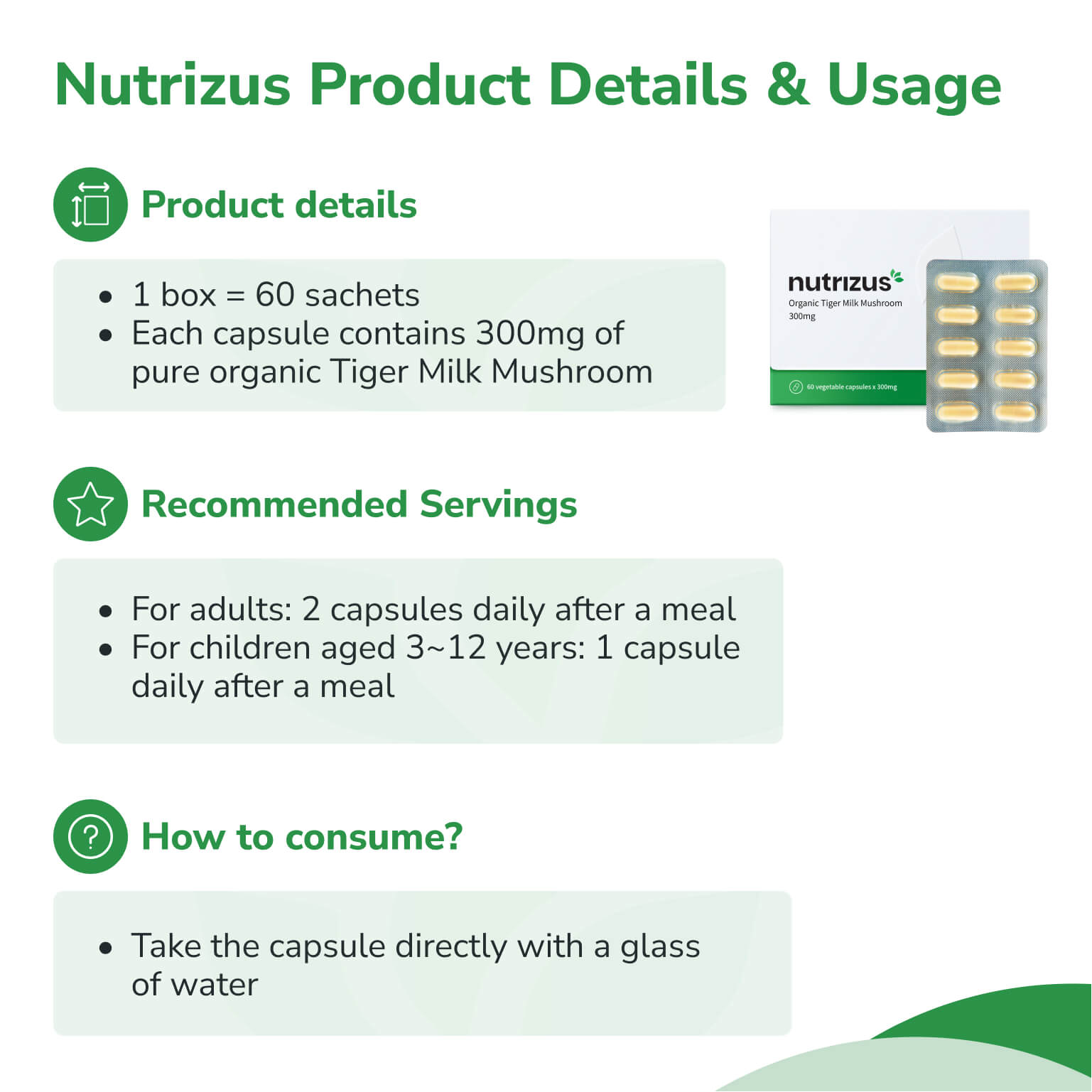 Nutrizus product details and usage