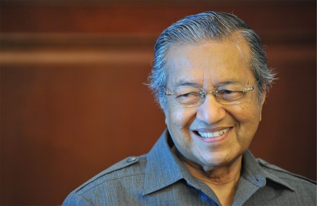 Tun Dr. Mahathir bin Mohamad, fourth and seventh prime minister of Malaysia.